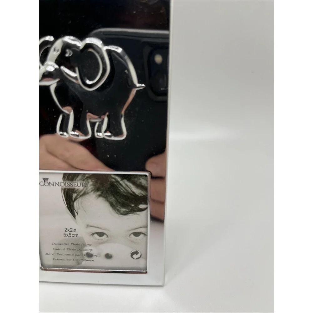 Connoisseur Silver‎ Elephant Picture Frame, Metal Design 2